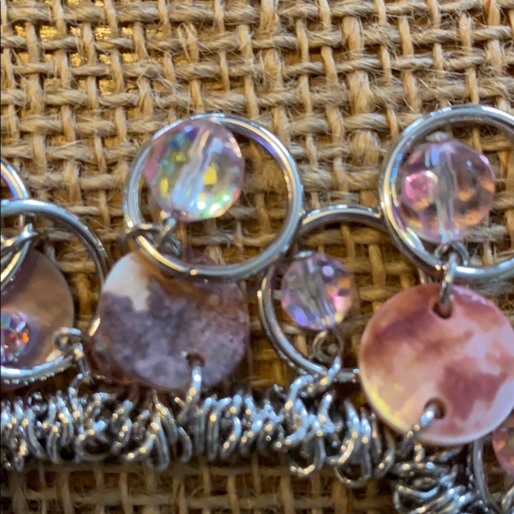 Shell, crystal bracelet - Picture 2 of 2